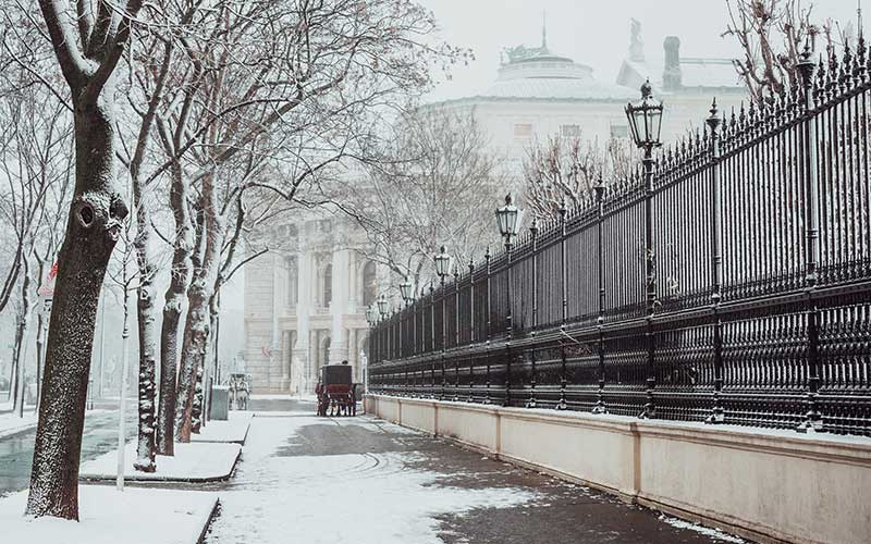 Vienna in winter