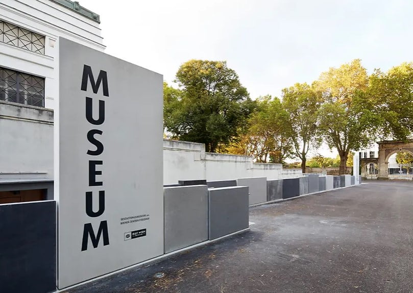 Eingangsbereich Bestattungsmuseum Wien 