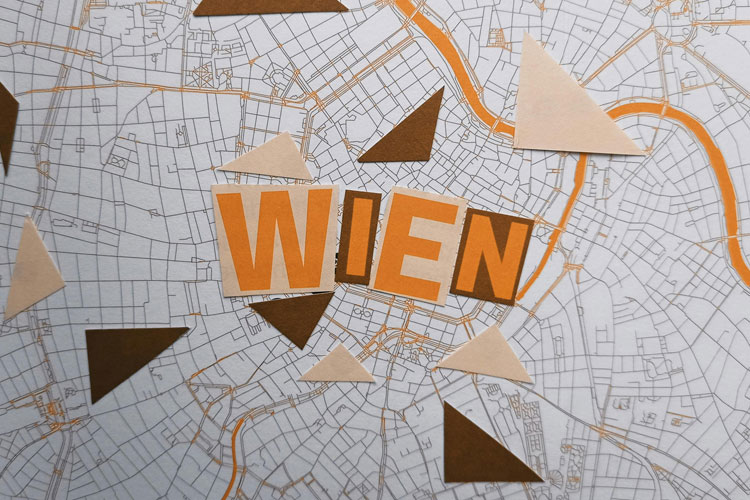 map of wien