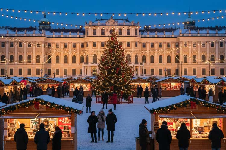 Schönbrunn zu Weihnachten