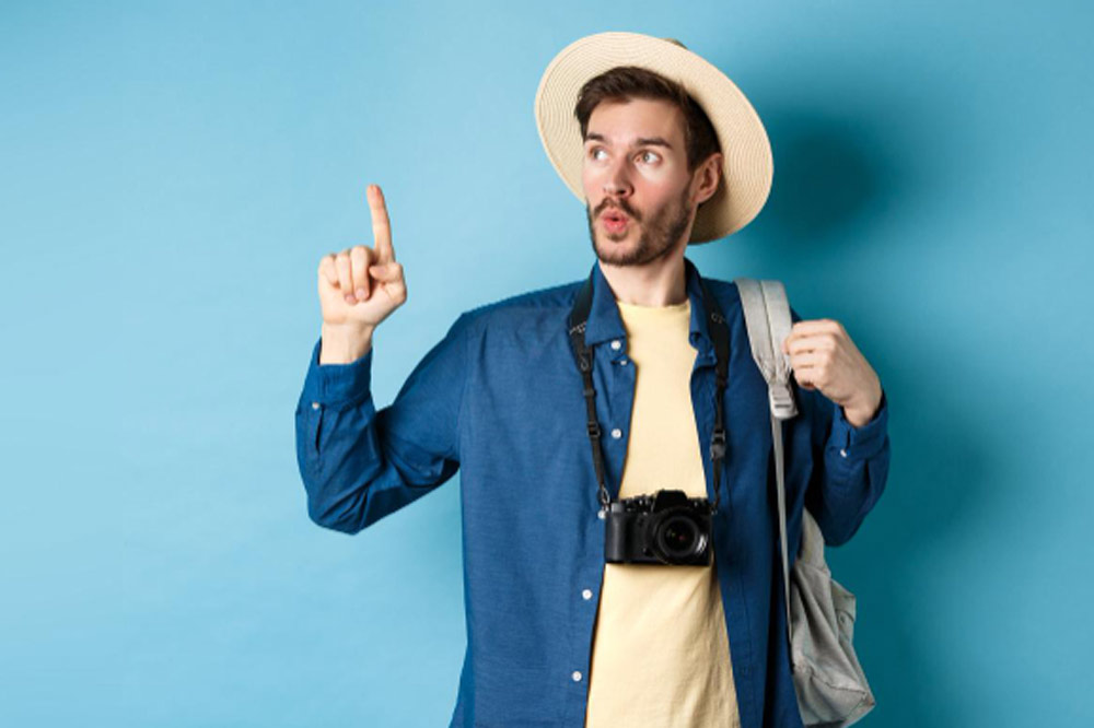 ein typischer Tourist